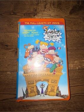 Rugrats in Paris The Movie VHS Orange Tape